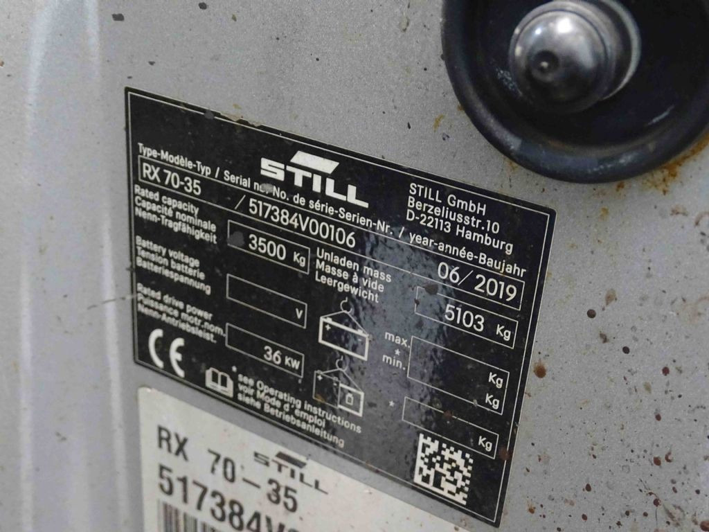 Still RX70-35 - Xe nâng diesel: hình 5 Still RX70-35 - Xe nâng diesel: hình 5