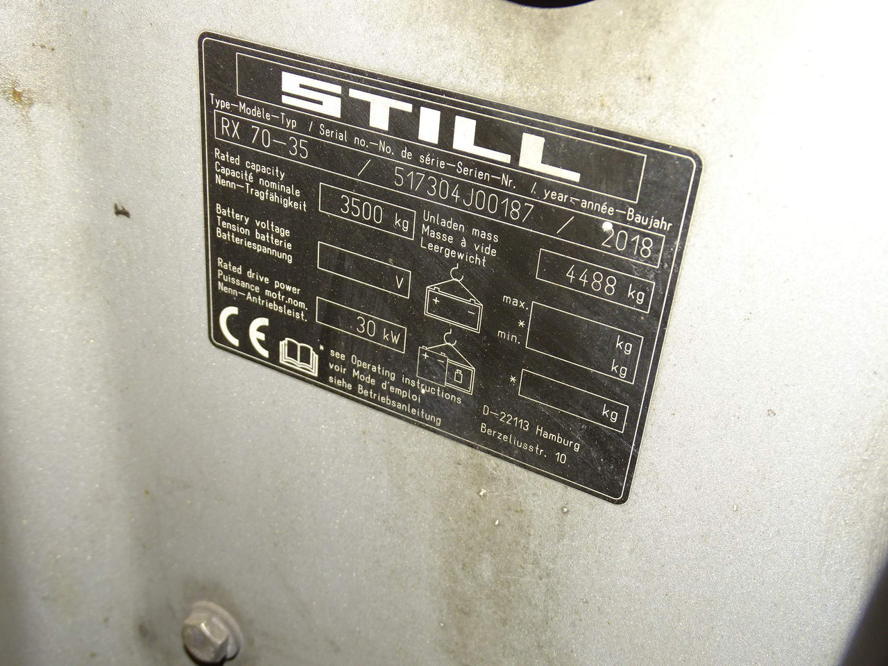 Still RX70-35 - Xe nâng diesel: hình 5 Still RX70-35 - Xe nâng diesel: hình 5