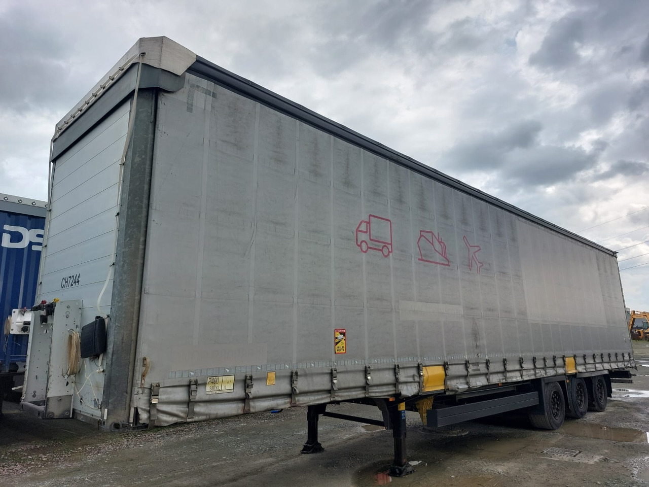 Schmitz Cargobull SCB*S3B - Sơ mi rơ moóc mui bạt: hình 1 Schmitz Cargobull SCB*S3B - Sơ mi rơ moóc mui bạt: hình 1
