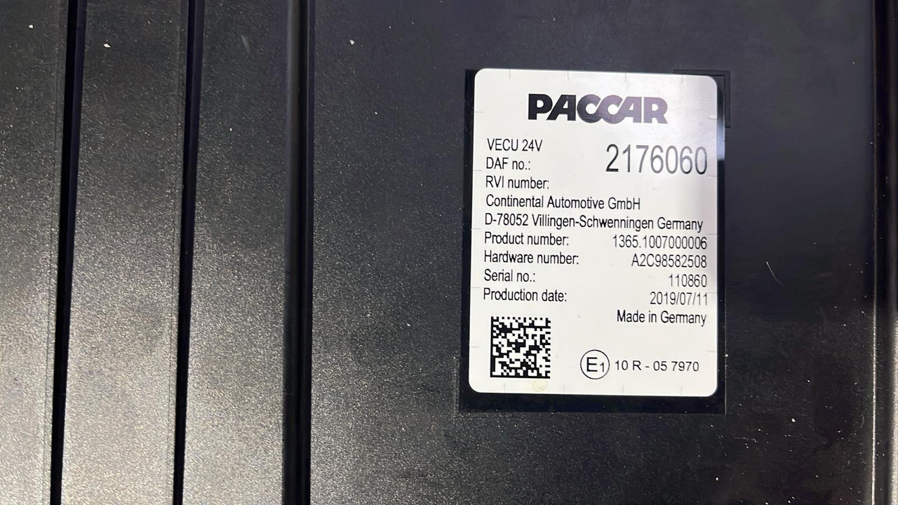 DAF XF CF VECU Control Unit Module 2176060 - ECU: hình 4 DAF XF CF VECU Control Unit Module 2176060 - ECU: hình 4