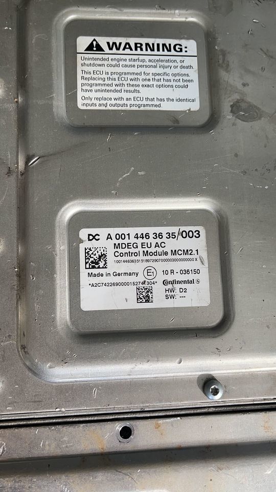 Mercedes Atego Euro 6 MCM2 A0014463635 OM934 - ECU cho Xe tải: hình 1 Mercedes Atego Euro 6 MCM2 A0014463635 OM934 - ECU cho Xe tải: hình 1