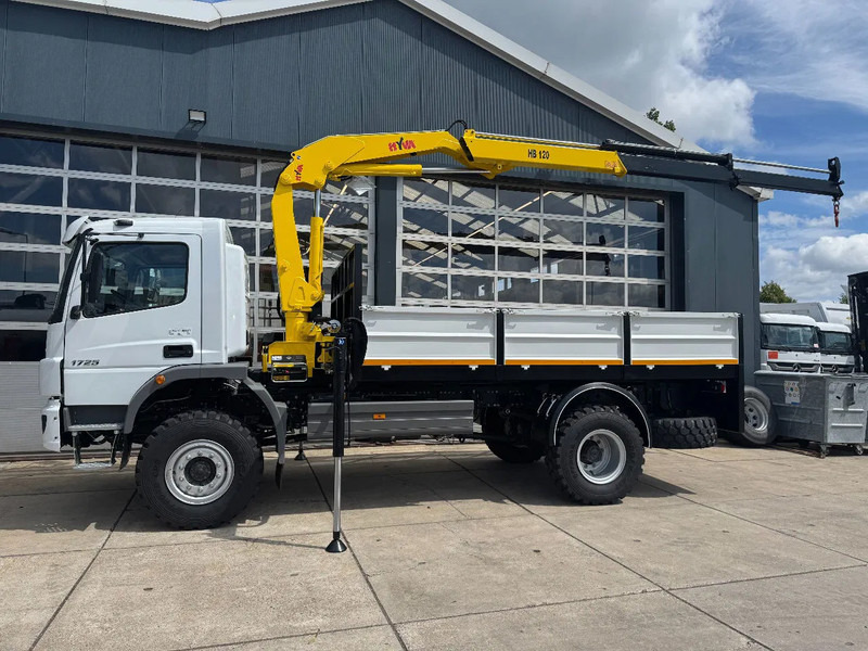 Mercedes-Benz Atego Atego 1725 4x4 Flatbed with Hyva HB120 Crane - Xe cẩu tự hành: hình 1 Mercedes-Benz Atego Atego 1725 4x4 Flatbed with Hyva HB120 Crane - Xe cẩu tự hành: hình 1