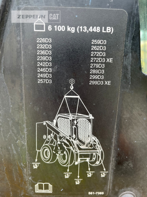 Máy xúc lật đa năng Cat 259D: hình 21 Máy xúc lật đa năng Cat 259D: hình 21