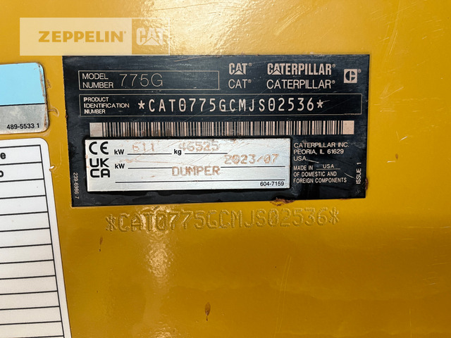 Cat 775G - Xe ben cứng/ Xe chở đá: hình 2 Cat 775G - Xe ben cứng/ Xe chở đá: hình 2
