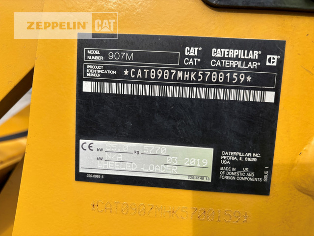 Cat 907M - Máy xúc lật bánh lốp: hình 5 Cat 907M - Máy xúc lật bánh lốp: hình 5