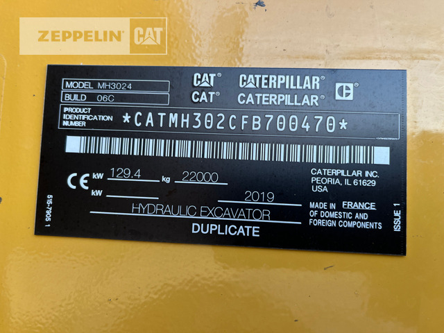 Cat MH3024-06C - Máy cạp rác/ Công nghiệp: hình 2 Cat MH3024-06C - Máy cạp rác/ Công nghiệp: hình 2