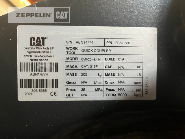 Cat Primärprodukte Kompo - Bộ ghép nhanh cho Máy móc xây dựng: hình 2 Cat Primärprodukte Kompo - Bộ ghép nhanh cho Máy móc xây dựng: hình 2