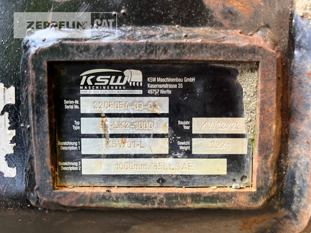 Komponenten GL1000 MS01 - Gầu máy xúc cho Máy móc xây dựng: hình 3 Komponenten GL1000 MS01 - Gầu máy xúc cho Máy móc xây dựng: hình 3