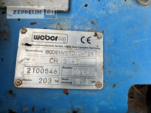 Weber CR-3HD - Đĩa rung: hình 2 Weber CR-3HD - Đĩa rung: hình 2