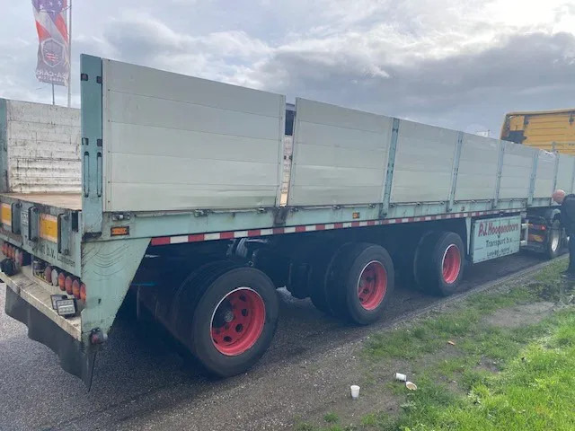 Floor stenenoplegger, 3 asser uitschuifbaar met stuuras en liftas - Sơ mi rơ moóc thùng lửng/ Phẳng: hình 4 Floor stenenoplegger, 3 asser uitschuifbaar met stuuras en liftas - Sơ mi rơ moóc thùng lửng/ Phẳng: hình 4