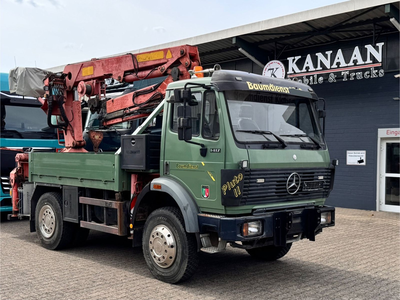 Mercedes-Benz 1417 AK Allrad Palfinger Montagekran 17,7m 64TKM - Xe cẩu tự hành: hình 2 Mercedes-Benz 1417 AK Allrad Palfinger Montagekran 17,7m 64TKM - Xe cẩu tự hành: hình 2