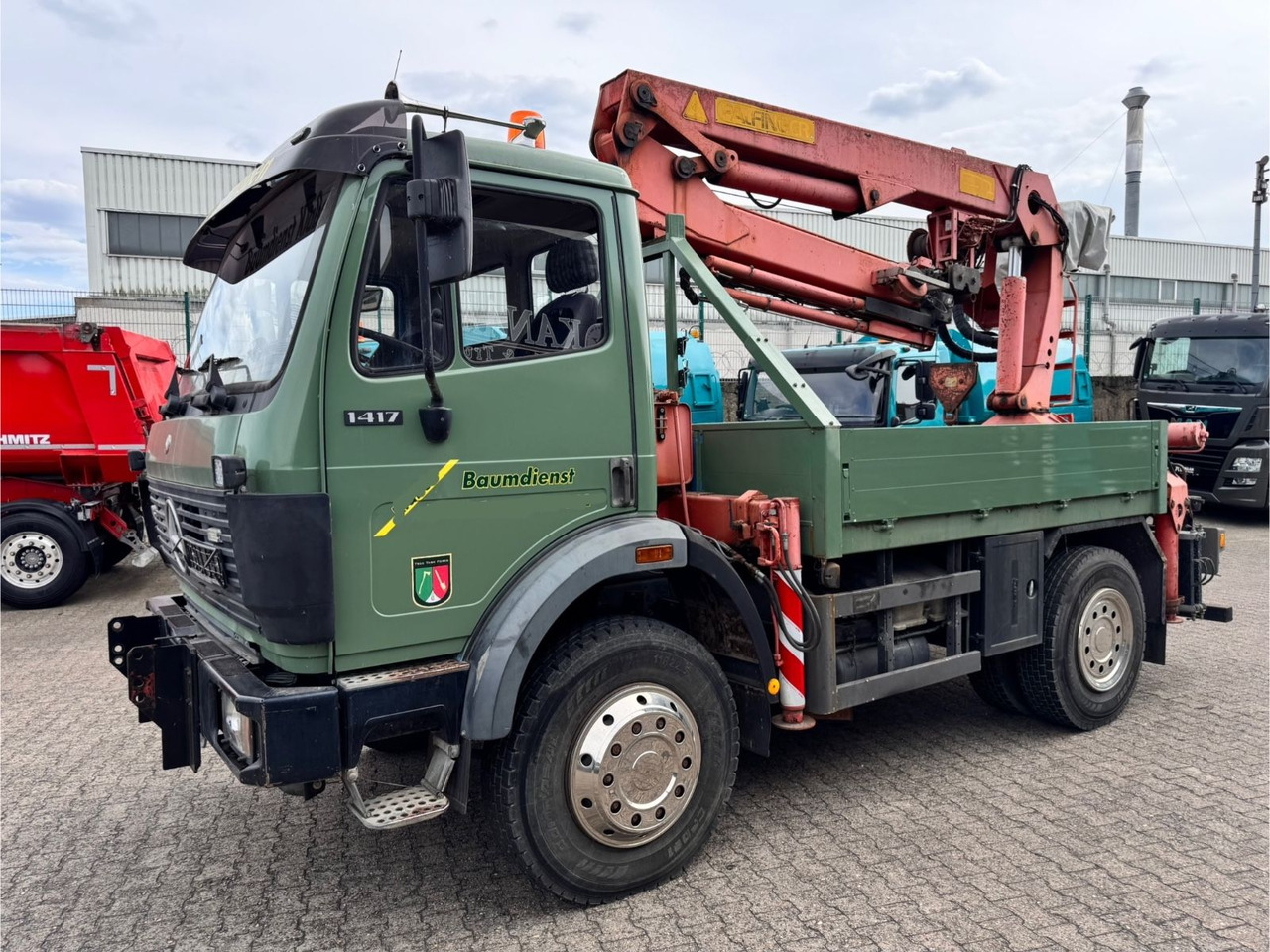 Mercedes-Benz 1417 AK Allrad Palfinger Montagekran 17,7m 64TKM - Xe cẩu tự hành: hình 3 Mercedes-Benz 1417 AK Allrad Palfinger Montagekran 17,7m 64TKM - Xe cẩu tự hành: hình 3