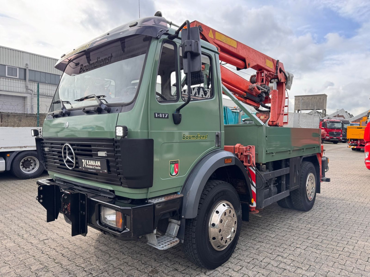 Mercedes-Benz 1417 AK Allrad Palfinger Montagekran 17,7m 64TKM - Xe cẩu tự hành: hình 2 Mercedes-Benz 1417 AK Allrad Palfinger Montagekran 17,7m 64TKM - Xe cẩu tự hành: hình 2